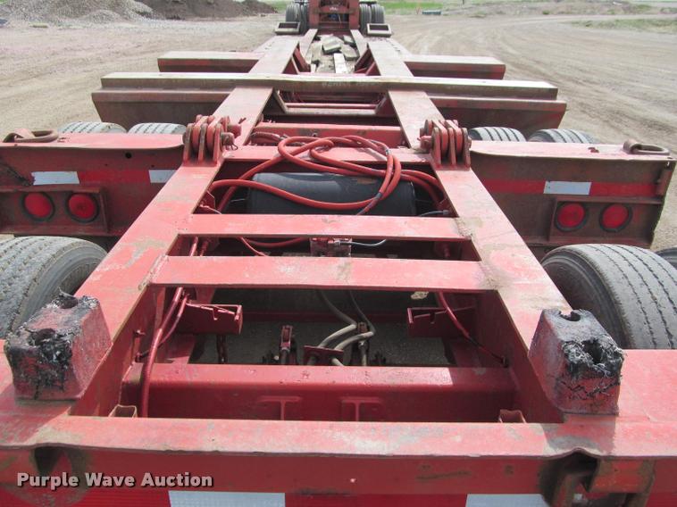 image for item K3873 1991 Trail King lowboy equipment trailer