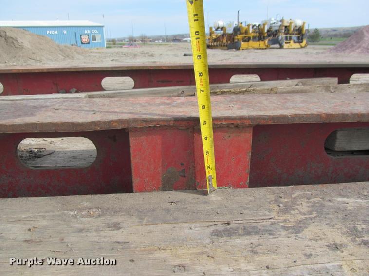 image for item K3873 1991 Trail King lowboy equipment trailer