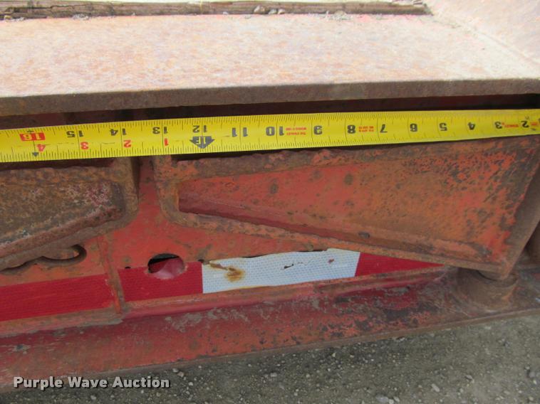 image for item K3873 1991 Trail King lowboy equipment trailer