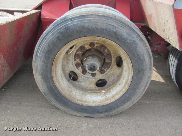 image for item K3873 1991 Trail King lowboy equipment trailer