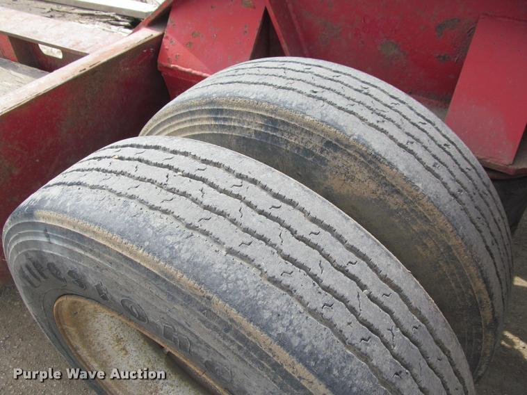 image for item K3873 1991 Trail King lowboy equipment trailer