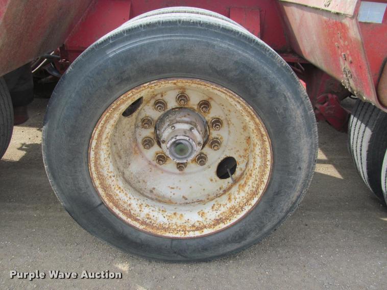 image for item K3873 1991 Trail King lowboy equipment trailer