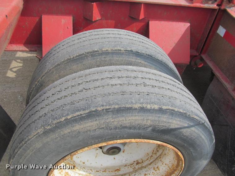 image for item K3873 1991 Trail King lowboy equipment trailer