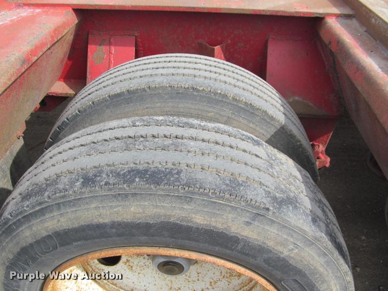 image for item K3873 1991 Trail King lowboy equipment trailer