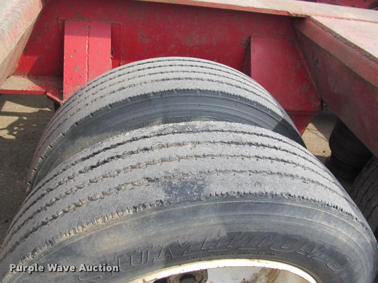 image for item K3873 1991 Trail King lowboy equipment trailer