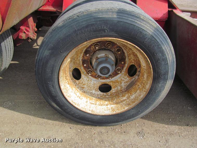 image for item K3873 1991 Trail King lowboy equipment trailer