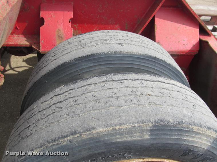 image for item K3873 1991 Trail King lowboy equipment trailer