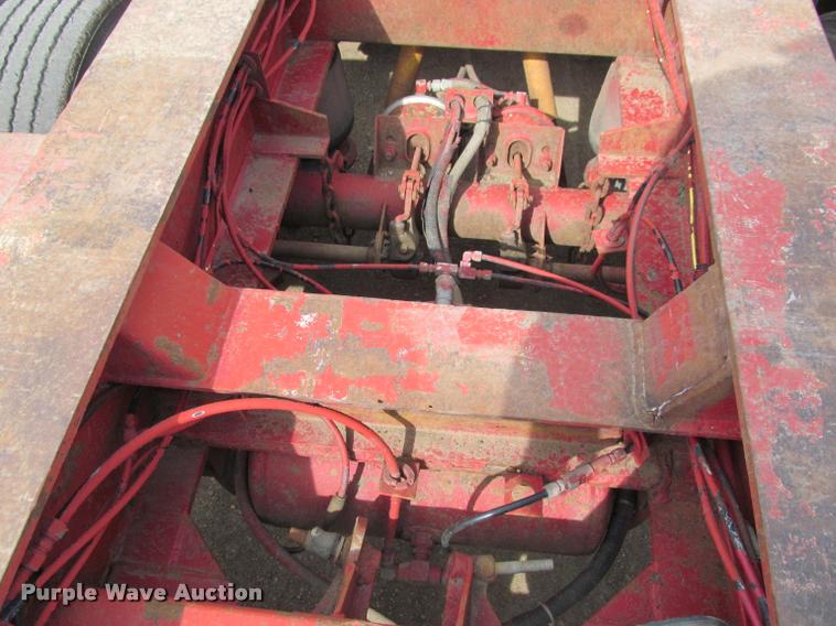 image for item K3873 1991 Trail King lowboy equipment trailer