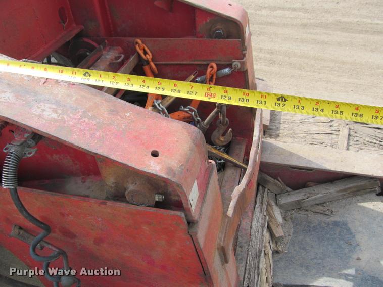 image for item K3873 1991 Trail King lowboy equipment trailer