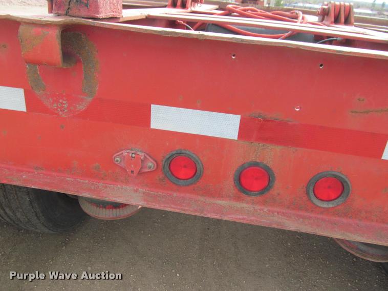 image for item K3873 1991 Trail King lowboy equipment trailer