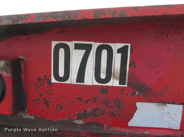 image for item K3873 1991 Trail King lowboy equipment trailer