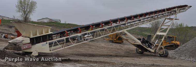 image for item K3878 2012 Superior portable radial stacking conveyor