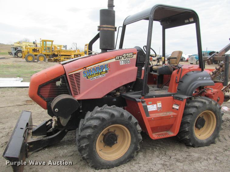 image for item K3879 2008 Ditch Witch RT115 trencher