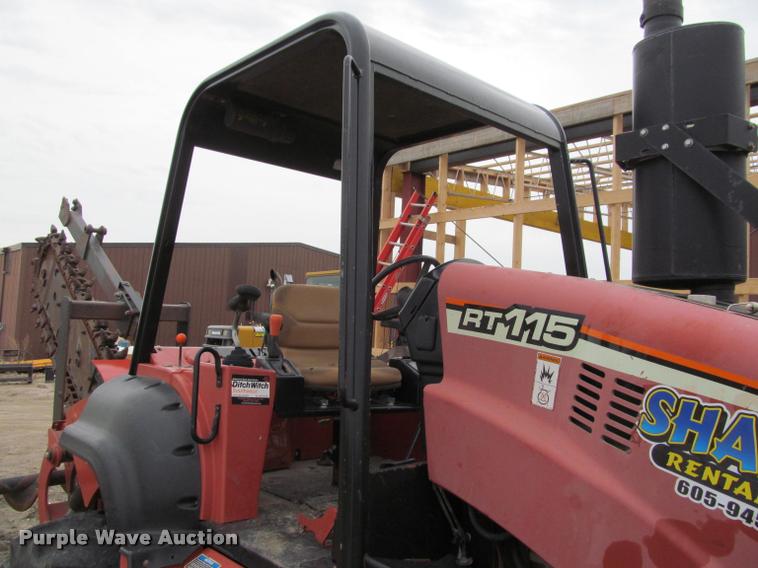 image for item K3879 2008 Ditch Witch RT115 trencher