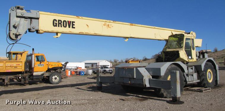 image for item K3884 1972 Grove RT63S rough terrain crane
