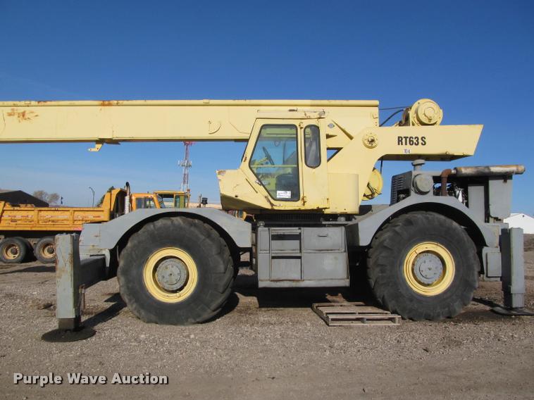 image for item K3884 1972 Grove RT63S rough terrain crane