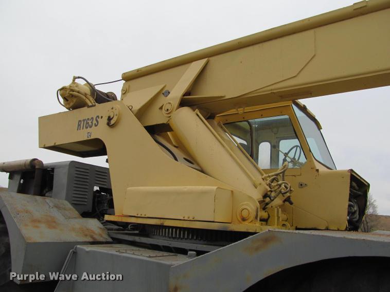 image for item K3884 1972 Grove RT63S rough terrain crane