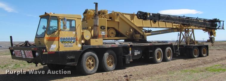 image for item K3889 1985 Grove TMS760 hydraulic crane with carrier