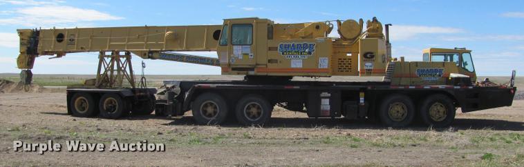 image for item K3889 1985 Grove TMS760 hydraulic crane with carrier