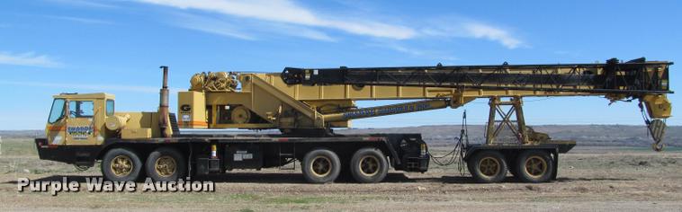 image for item K3889 1985 Grove TMS760 hydraulic crane with carrier