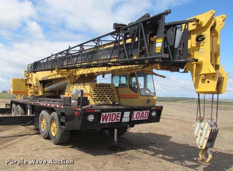 image for item K3889 1985 Grove TMS760 hydraulic crane with carrier