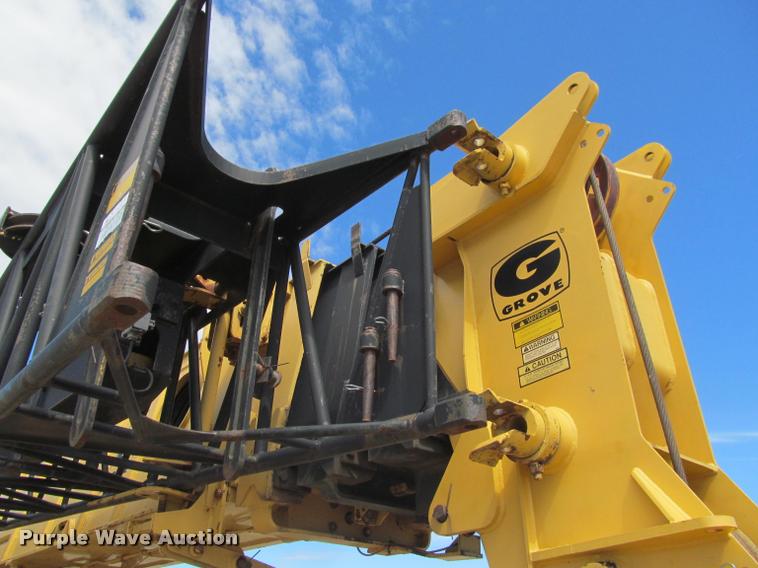 image for item K3889 1985 Grove TMS760 hydraulic crane with carrier