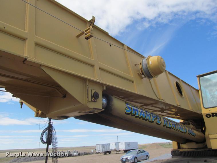 image for item K3889 1985 Grove TMS760 hydraulic crane with carrier