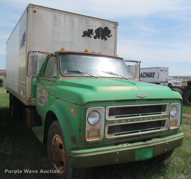 image for item K3930 1970 Chevrolet C50 box truck