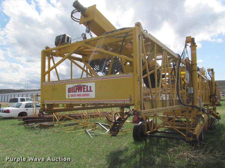 image for item K3937 Bid-Well 5000 concrete paver