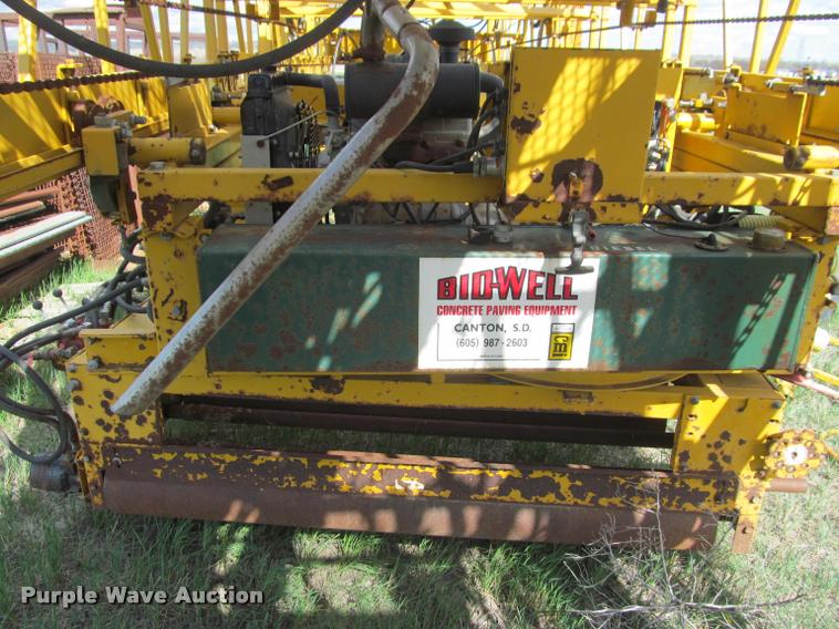 image for item K3937 Bid-Well 5000 concrete paver