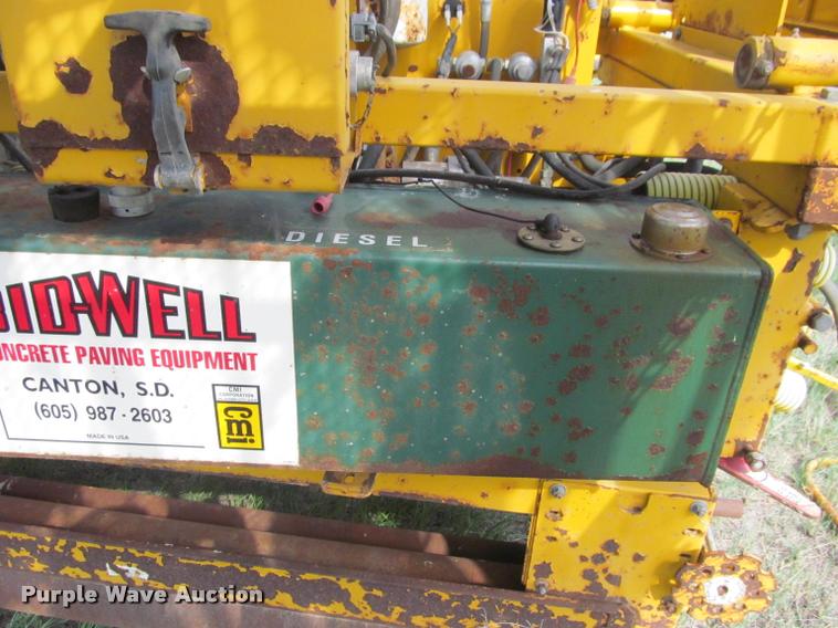 image for item K3937 Bid-Well 5000 concrete paver