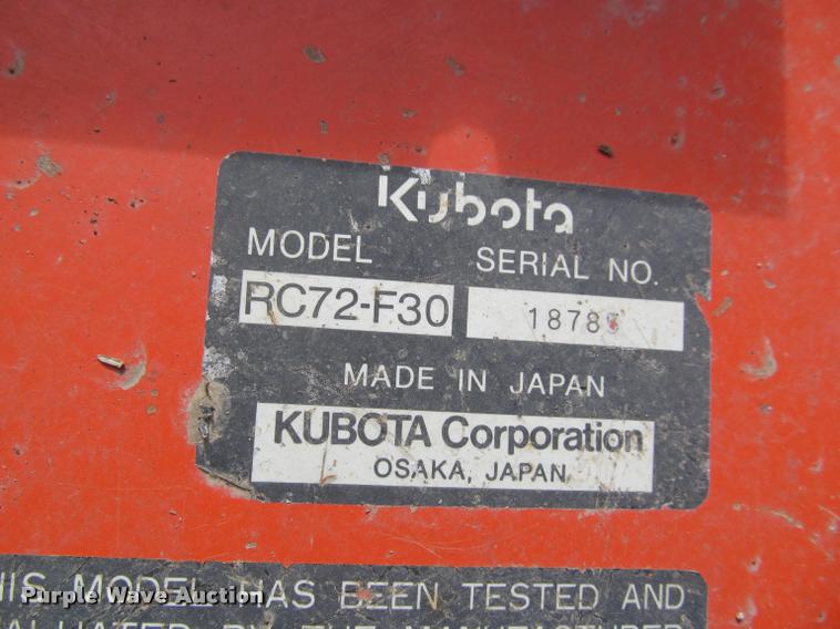 image for item K3953 Kubota F2560E lawn mower