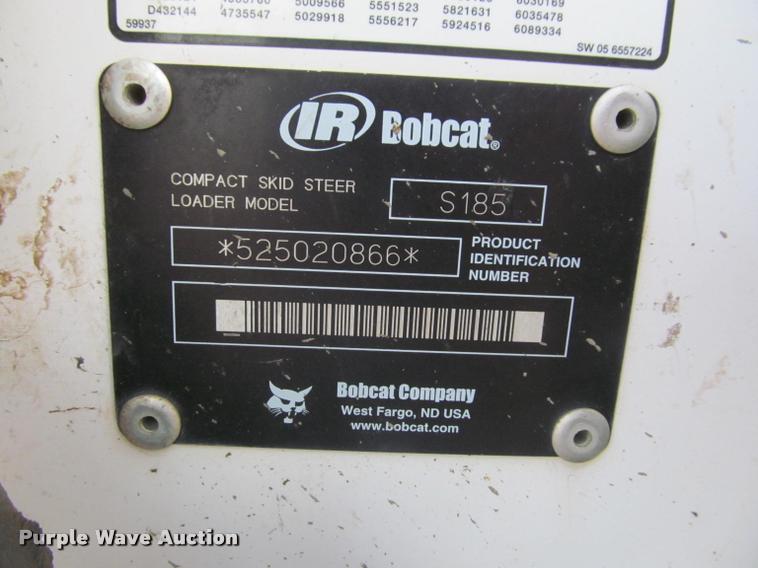 image for item K3960 2005 Bobcat S185 skid steer