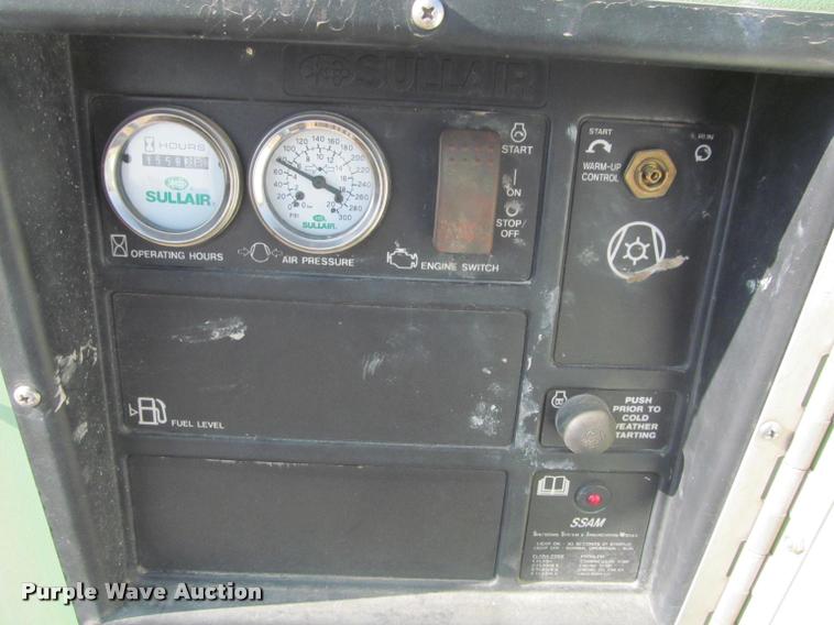 image for item K3964 Sullair 185 air compressor