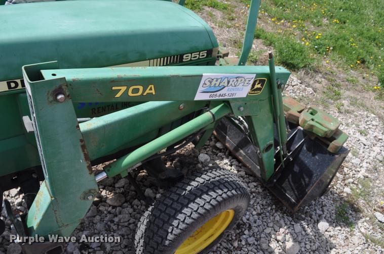 image for item K3969 1995 John Deere 955 MFWD tractor
