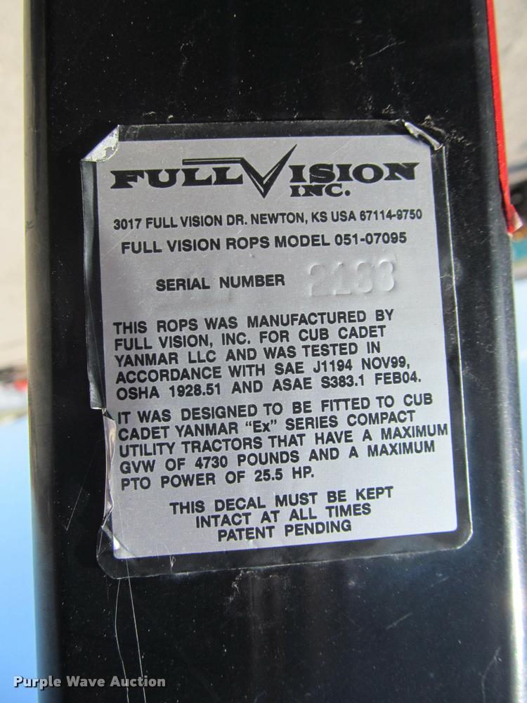 image for item K3970 2008 Cub Cadet EX3200C MFWD tractor