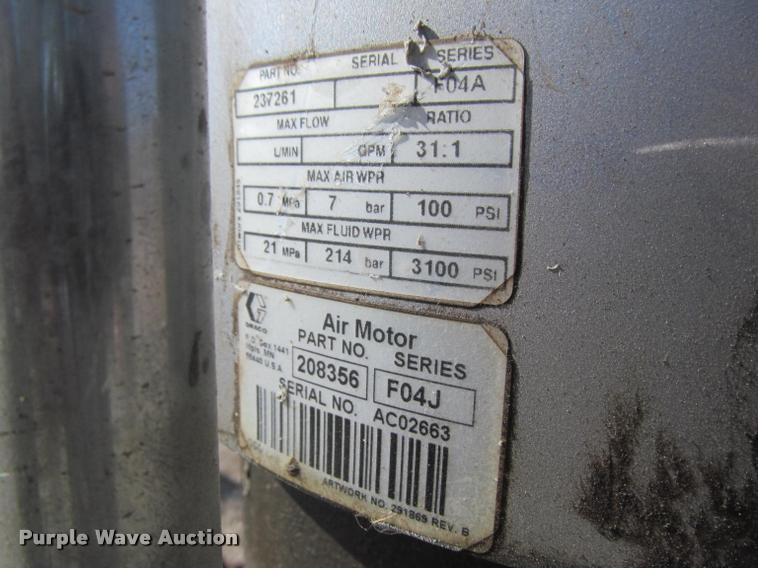 image for item K3972 Graco concrete silicon pump