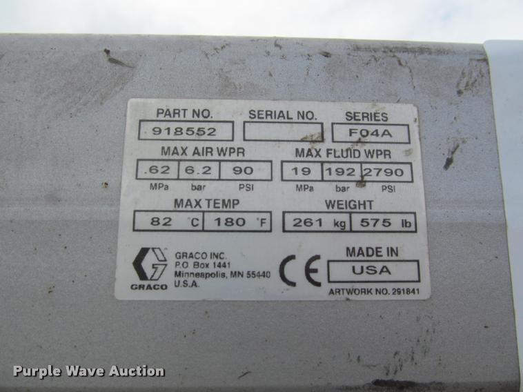 image for item K3972 Graco concrete silicon pump