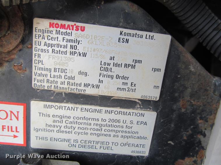 image for item K3979 2006 Komatsu D41P-6 dozer