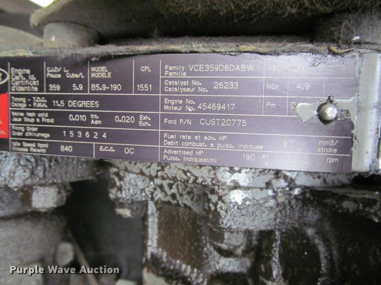 image for item K3982 1997 Ford F800 bucket truck