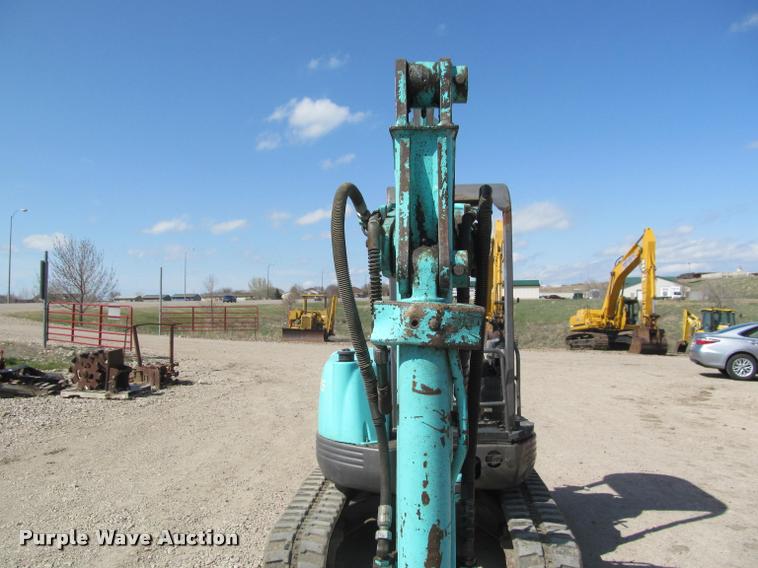 image for item K3986 Kobelco SK35 mini excavator
