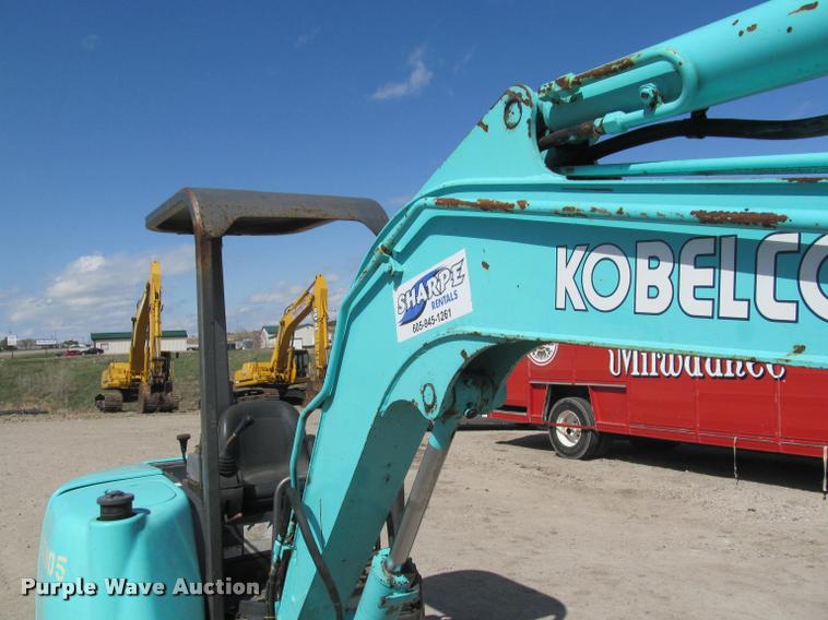 image for item K3986 Kobelco SK35 mini excavator