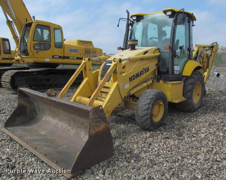 image for item K3990 2007 Komatsu WB146-5 backhoe