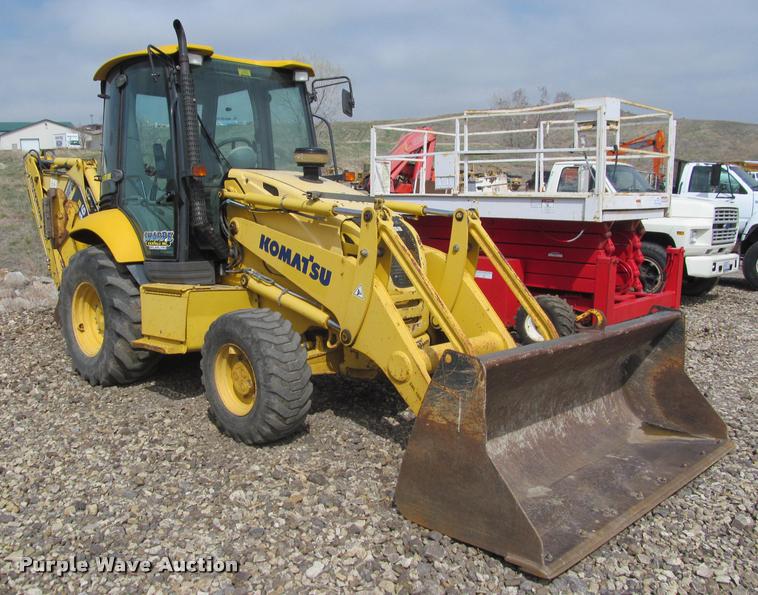 image for item K3990 2007 Komatsu WB146-5 backhoe