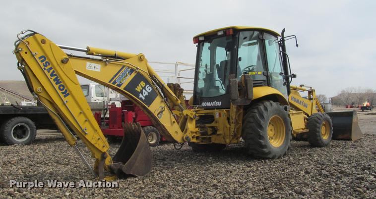image for item K3990 2007 Komatsu WB146-5 backhoe