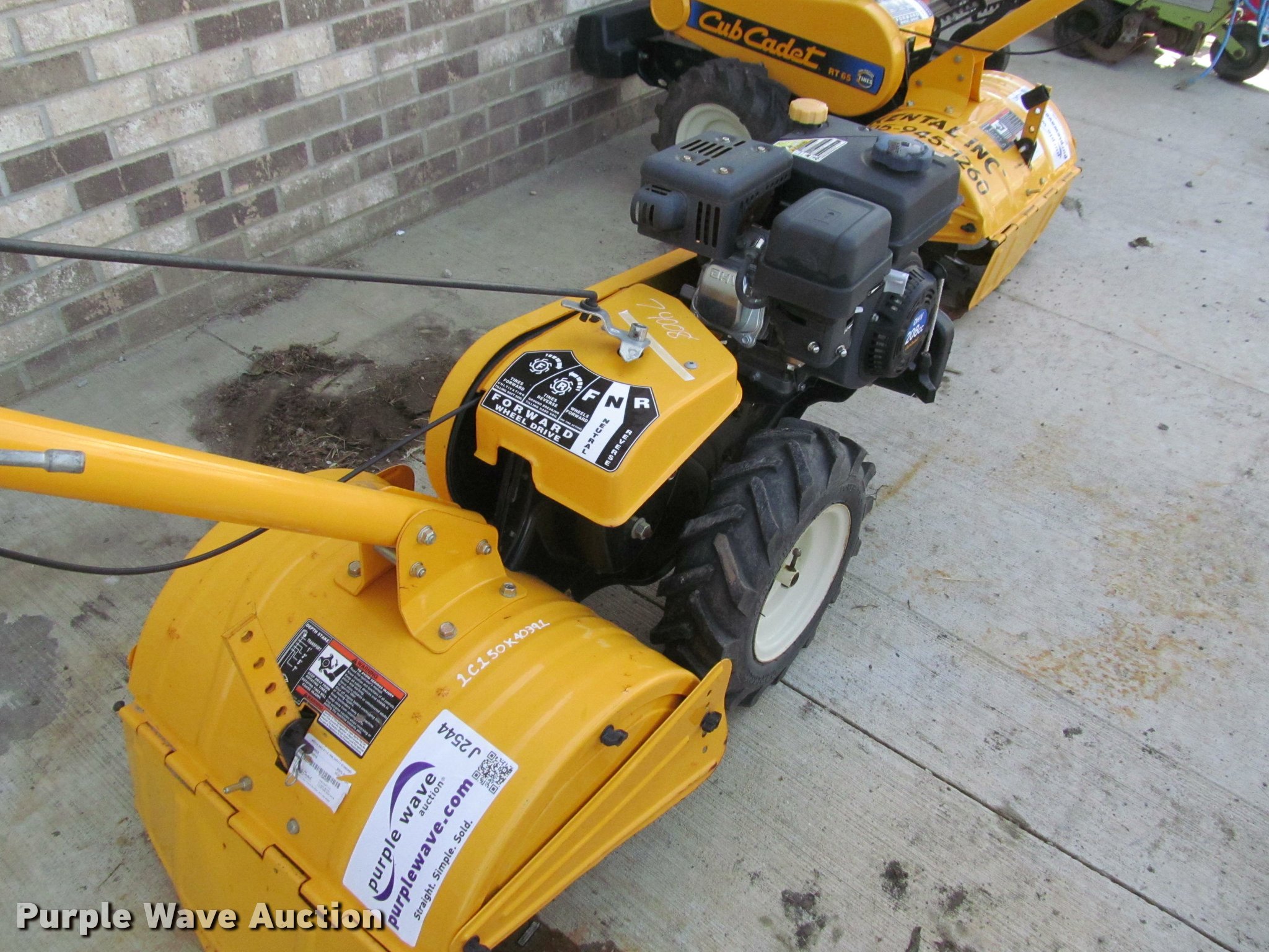 Cub Cadet RT65 tiller in Pierre, SD Item J2544 sold Purple Wave