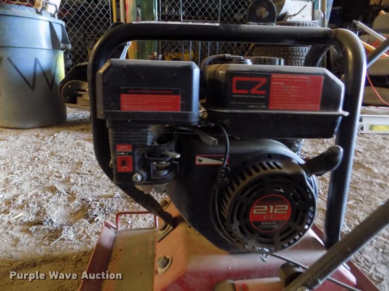 image for item AU9539 Construction Zone vibratory compactor