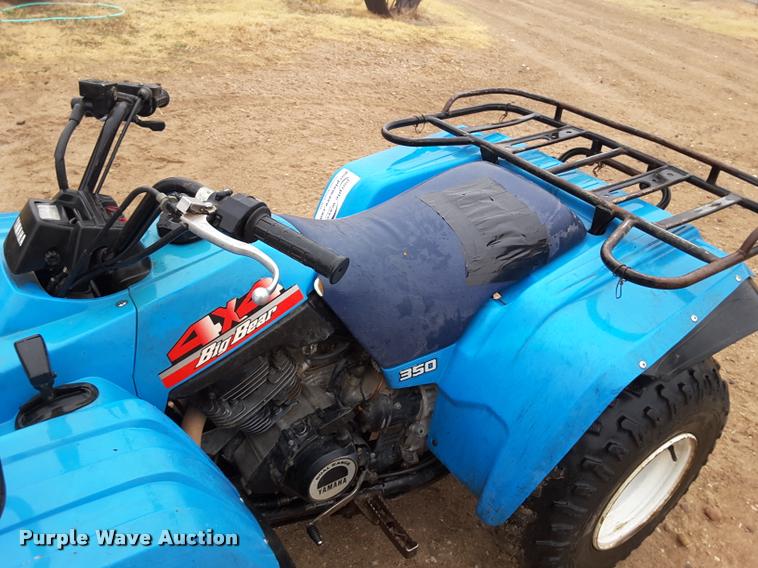 1988 Yamaha Big Bear 350 ATV in Marienthal, KS Item DA6013 sold