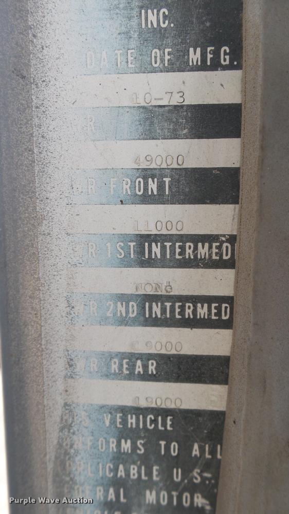 image for item DA7805 1974 Kenworth truck chassis