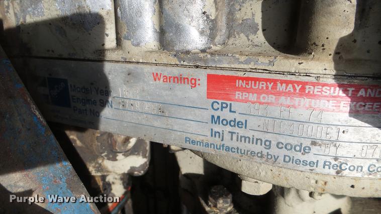 image for item DA7805 1974 Kenworth truck chassis